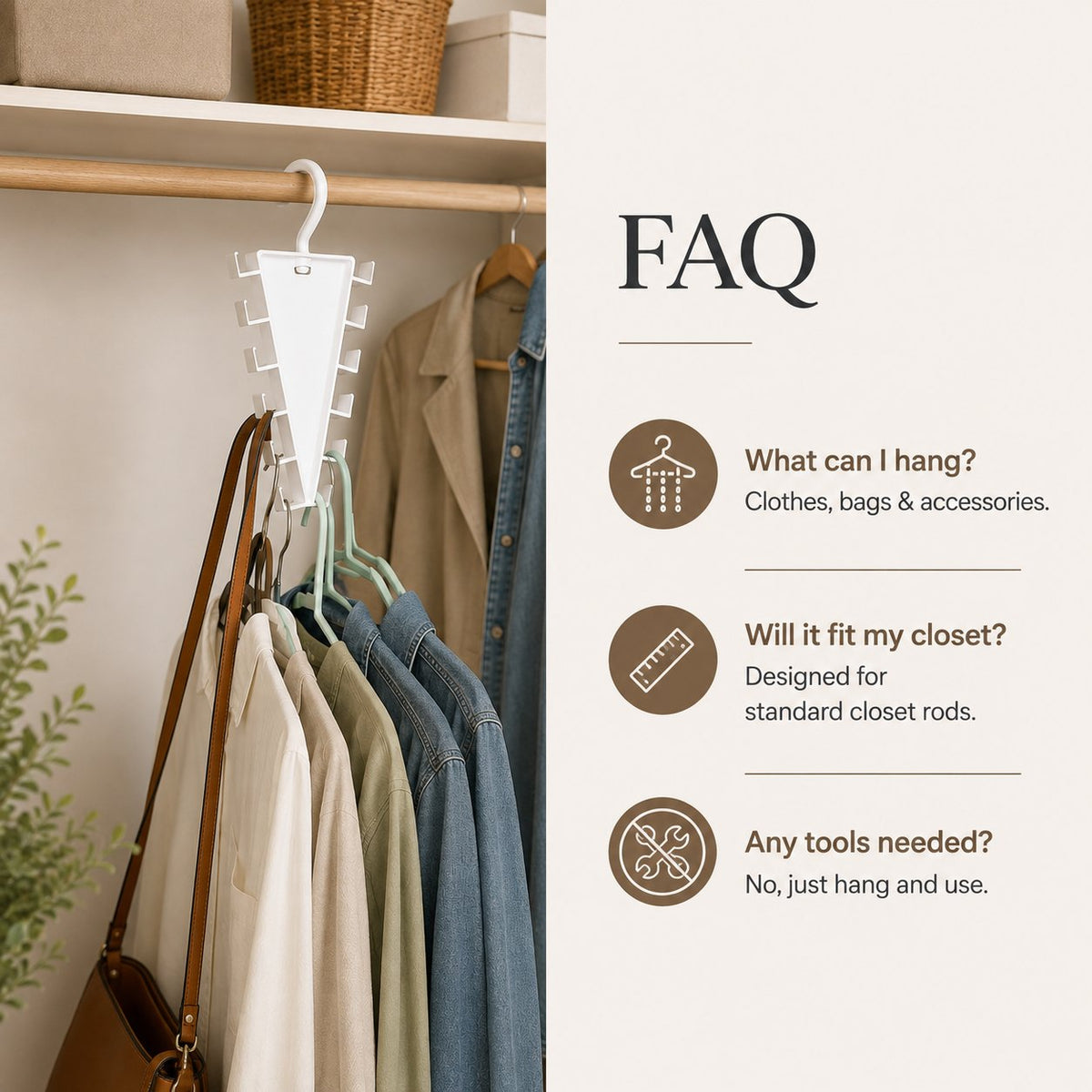 🔥🏷️Buy More, Save More (Up to 40% OFF)🔥 - 👗 Multi-Layer Closet Space Saver Hanger
