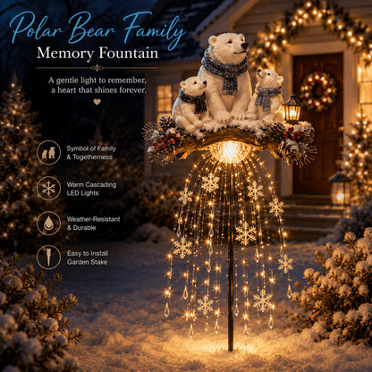 🎉49% OFF This Week Promotions❤️ Cardinal Memory Fountain – Lighted Christmas Remembrance Garden Decor