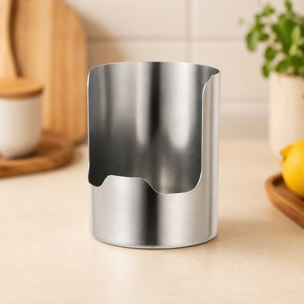 ✨ 49% OFF Stainless Steel Utensil Organizer | Keep Your Kitchen Counter Clean & Stylish 🍴