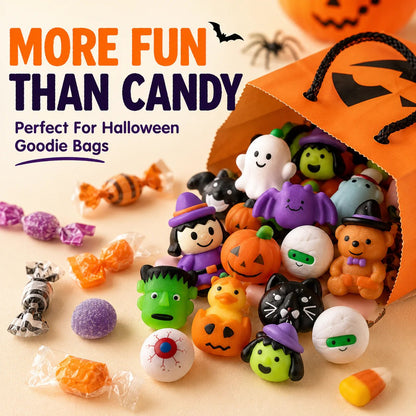 🎃 Bulk Halloween Mini Squishy Toys – 30/50/100PCS Party Favors for Kids