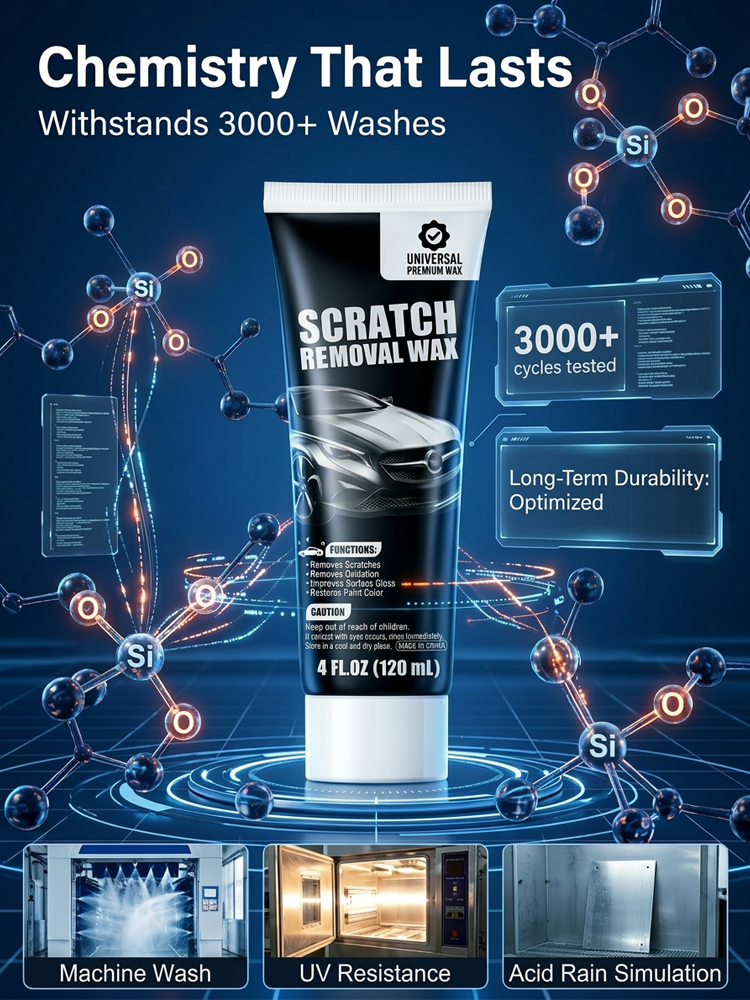 Scratch Eraser: Deep Repair Wax for Car Paint Scratches-Easy Application, Quick Drying & Invisible Finish 🔧