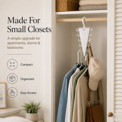 🔥🏷️Buy More, Save More (Up to 40% OFF)🔥 - 👗 Multi-Layer Closet Space Saver Hanger