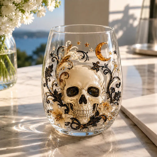 🔥 LAST DAY-60% OFF | 🎃 8-Piece 3D Sculpted Halloween Glass Set - Perfect for parties and cozy autumn bars
