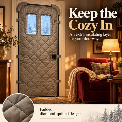 🏠❄️ Magnetic Thermal Door Curtain | Keep the Cold Out & Warmth In! 🧲🔥