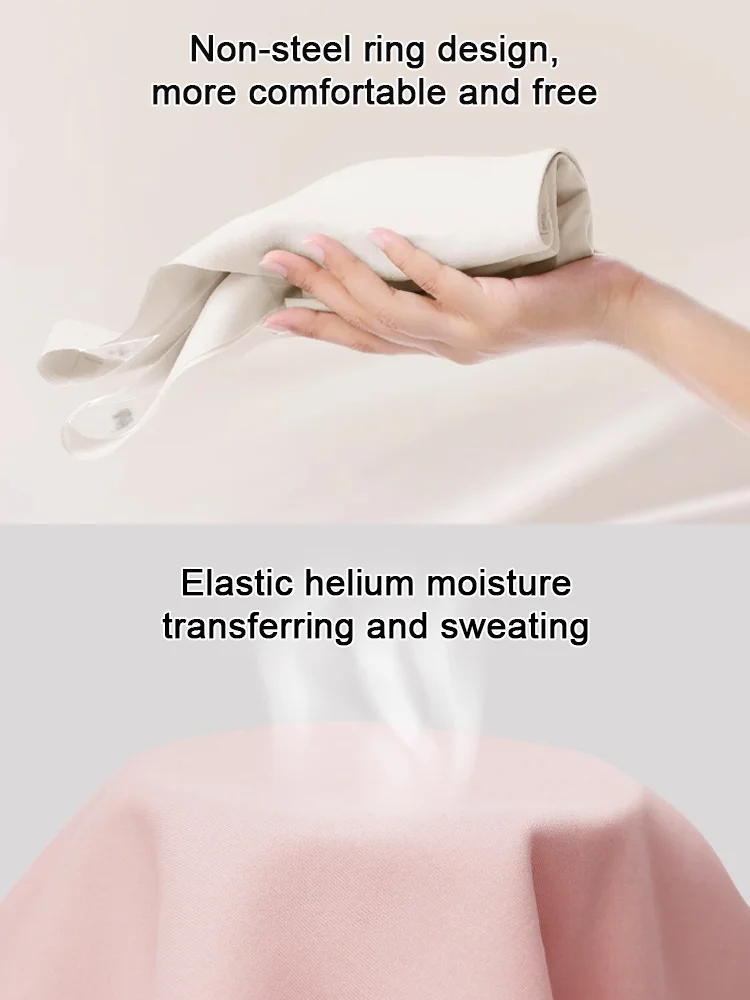 Seamless Wireless Full-Coverage Bra