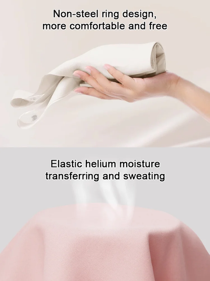 Seamless Wireless Full-Coverage Bra