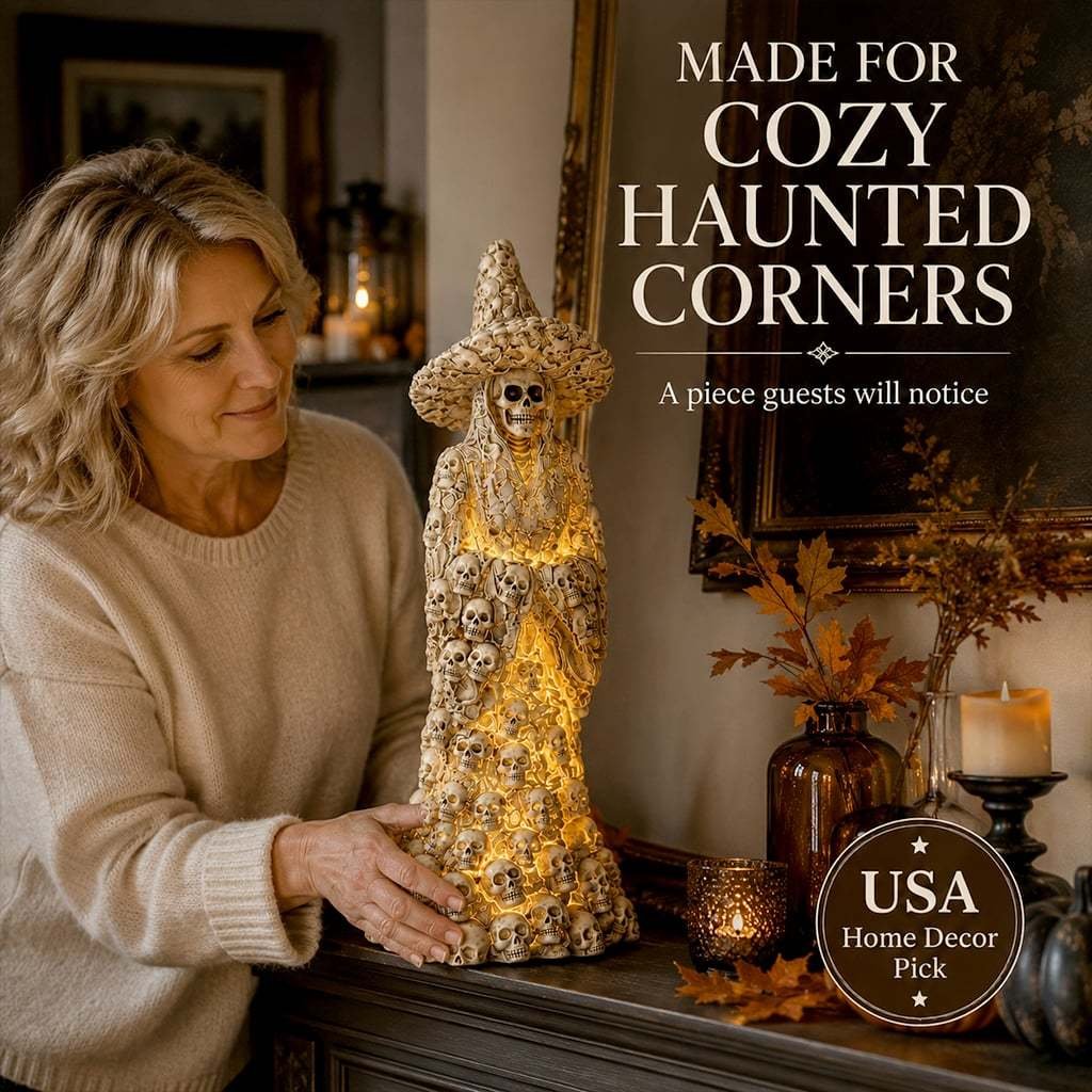 💀Flash Sale 50% OFF-Skeleton Witch Ornament