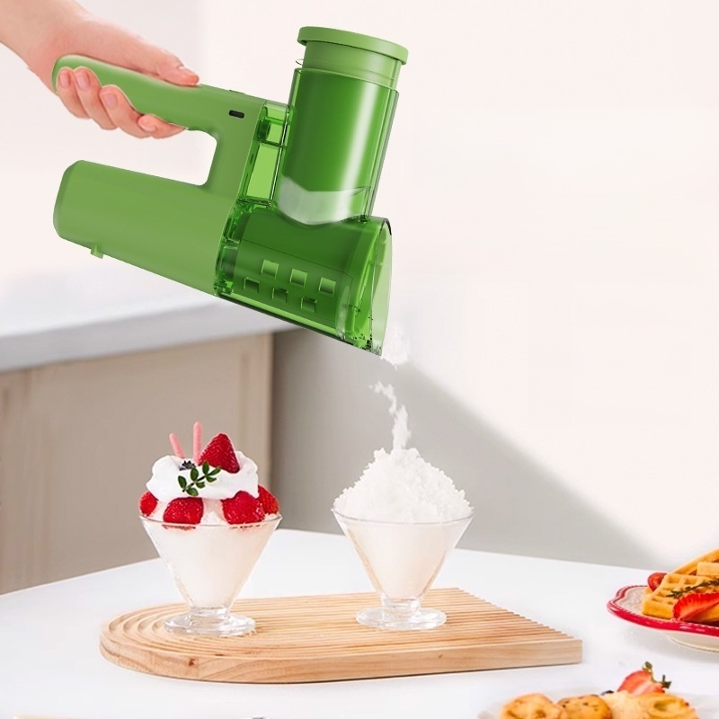 🚀 Wireless Ice Shaver: 3s to snow cones, No more bulky blenders!