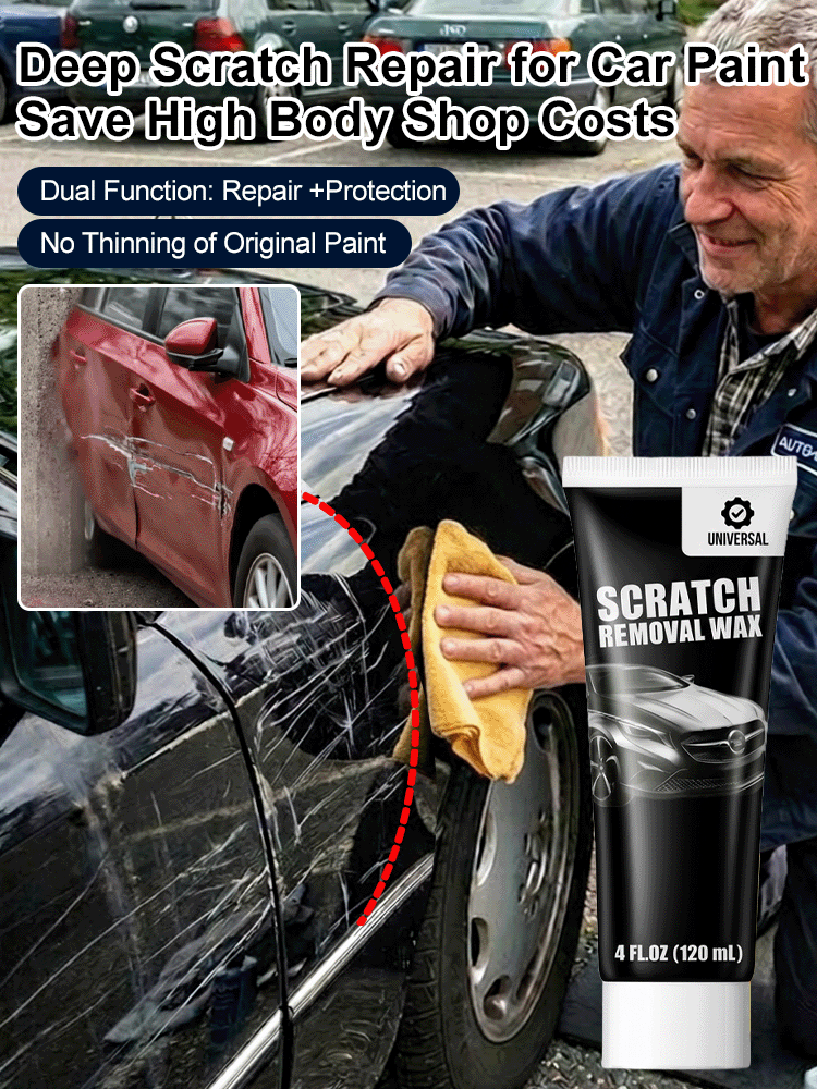 Scratch Eraser: Deep Repair Wax for Car Paint Scratches-Easy Application, Quick Drying & Invisible Finish 🔧
