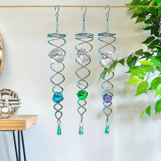 🔥 Last Day Sale Price |✨ Sacred Journey Spiral Crystal (12 inches Length)