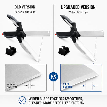 2-in-1 Kitchen Scissors with Cutting Board – Stainless Steel Food Cutter for Meat, Vegetables, Fruit & Cheese
