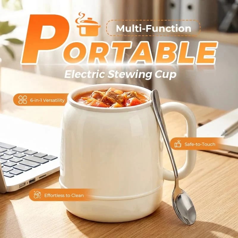 Multi-Function Portable Electric Stewing Cup