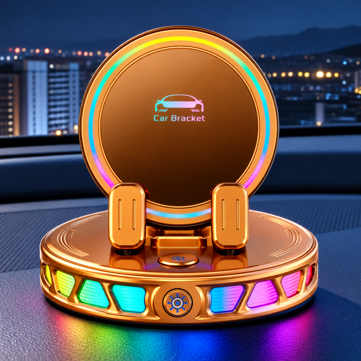 360° RGB Wireless Car Mount