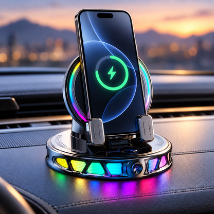 360° RGB Wireless Car Mount