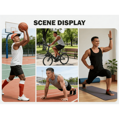 🔥Men's  Wide Strap Ribbed Tank Top