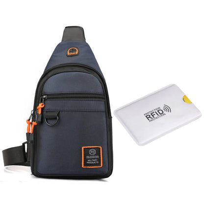 🎒💦 Waterproof Multi-Pocket Sling Bag — Lightweight & Anti-Theft ✨