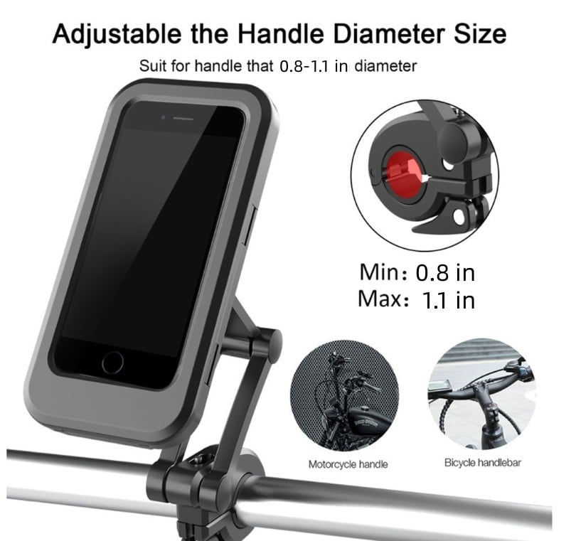 🔥HOT SALE🔥💯🔥Waterproof Bicycle & Motorcycle Phone Holder