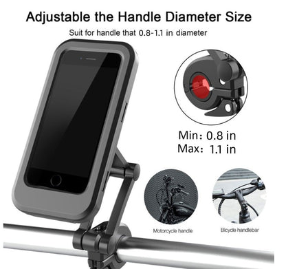 🔥HOT SALE🔥💯🔥Waterproof Bicycle & Motorcycle Phone Holder