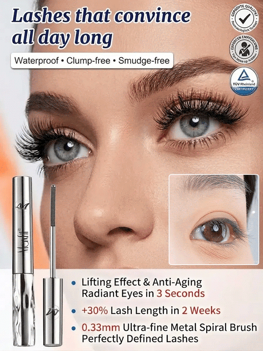 【Buy 1 Grt 1 Free】3-in-1 Metal Mascara | Precision Length & Volume | No More Fake Lashes ✨