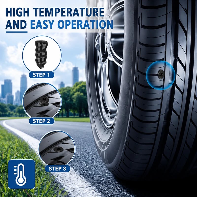 🔥 Last Day 49% OFF 🔥 60PCS Self-Sealing Tire Repair Rubber Nails Kit with 2 Sizes