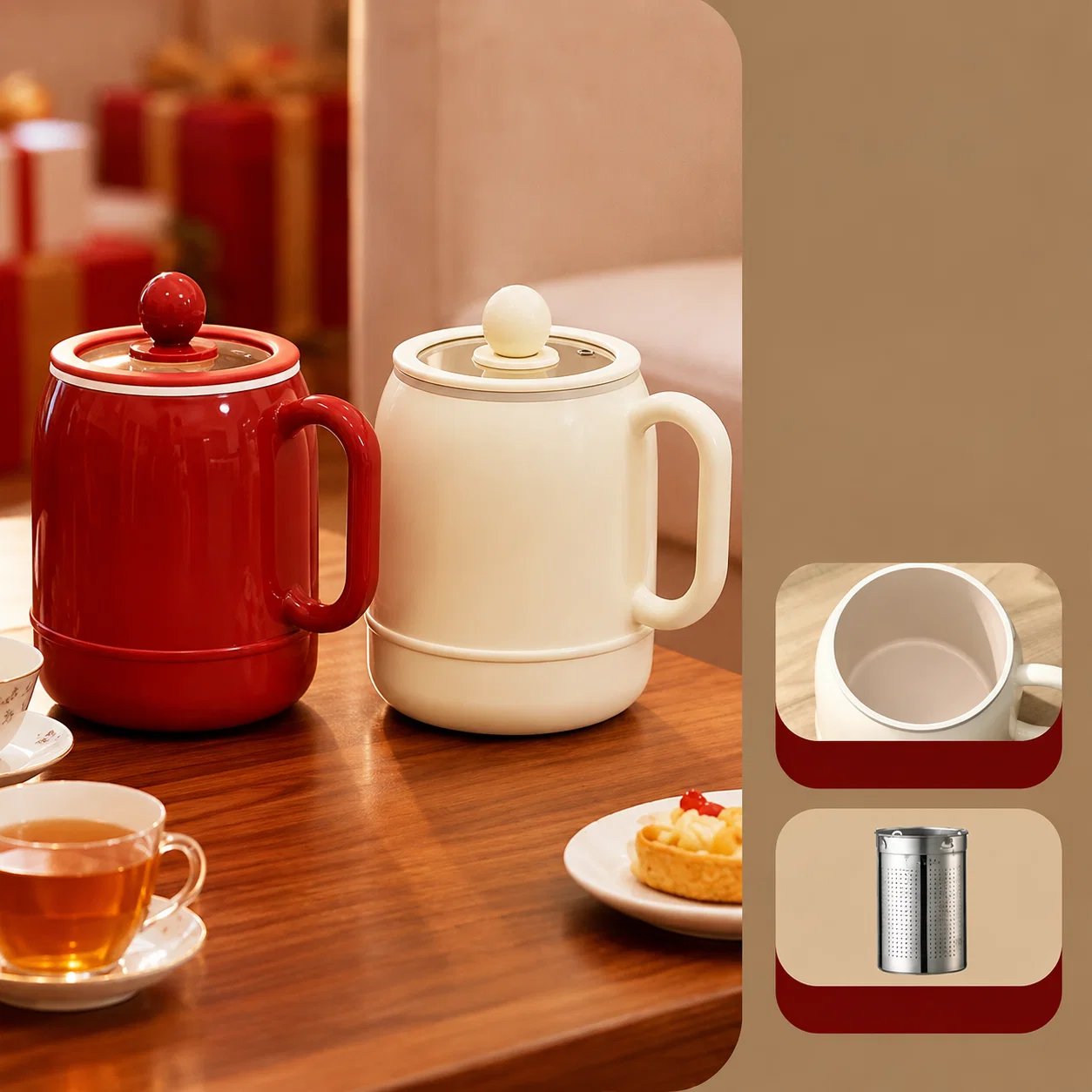 Multi-Function Portable Electric Stewing Cup