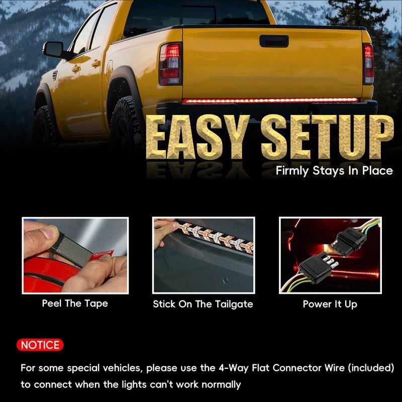 🔥Hot Sale 49% OFF - LED Tailgate Light Bar Strip with 5 Lighting Modes