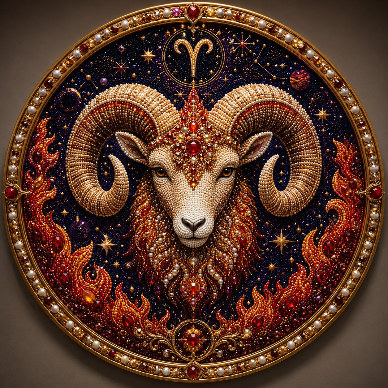 🔥 Last Day 49% OFF - 💎 12 Zodiac Signs Pearl Art Kit ♈💫 Bring Every Zodiac Sign to Life with Pearls