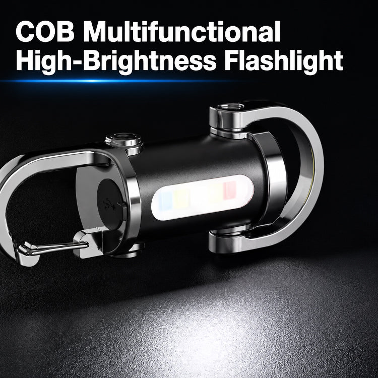 【3-in-1 Multifunction】SOS Emergency Light Flashlight