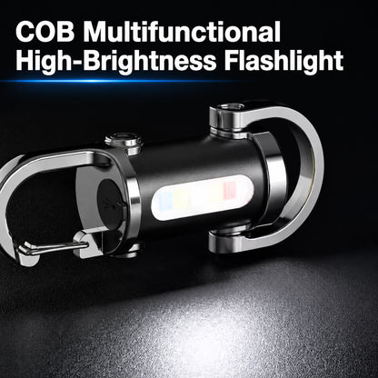 【3-in-1 Multifunction】SOS Emergency Light Flashlight