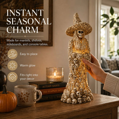 💀Flash Sale 50% OFF-Skeleton Witch Ornament
