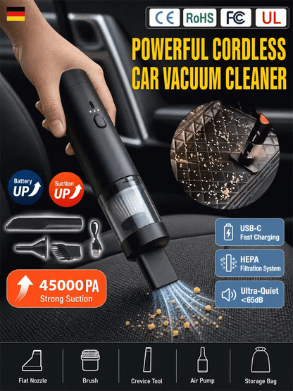 🔥5-in-1 Blowing and Suction Integrated Car Vacuum Cleaner