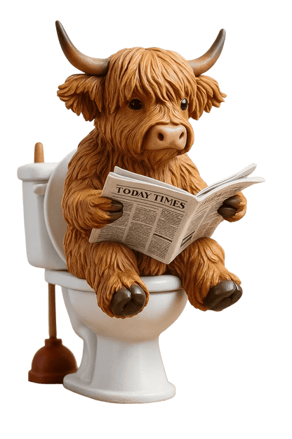 🎄🐮Highland Cow Advent Calendar 2026 – 24-Day Christmas Countdown with Cute Highland Cow Figurines