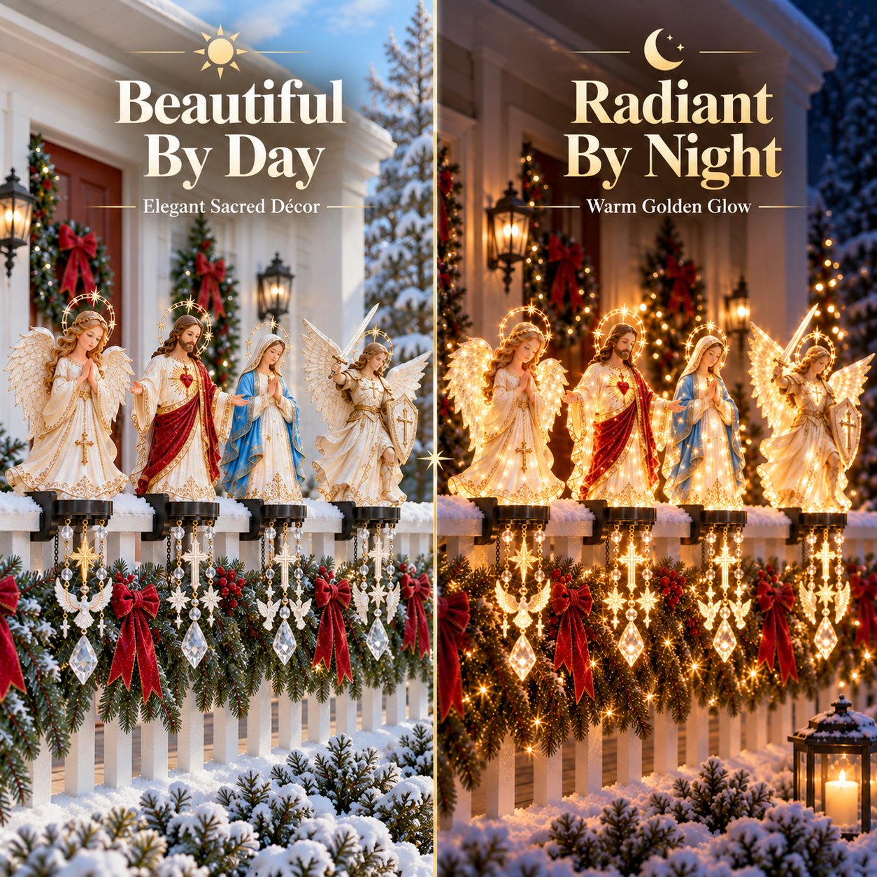 🎁LAST DAY 49% OFF🔥✨ Sacred Christmas Railing Lights