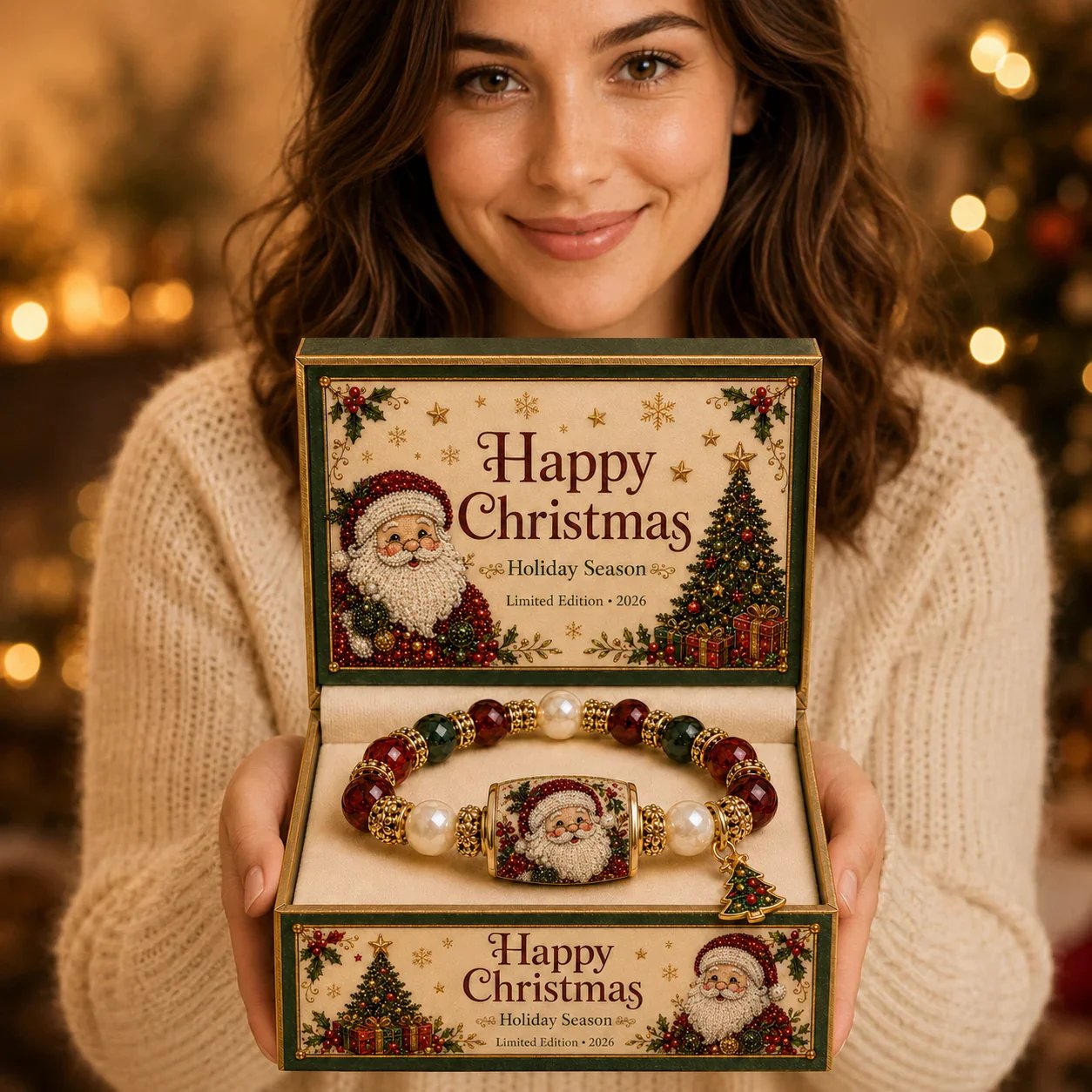 💥 Last Day 49% OFF – 🎄  Christmas Magic Collection Bracelet – Limited Edition Holiday Charm Bracelet