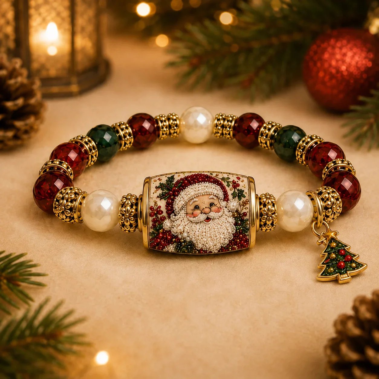 💥 Last Day 49% OFF – 🎄  Christmas Magic Collection Bracelet – Limited Edition Holiday Charm Bracelet
