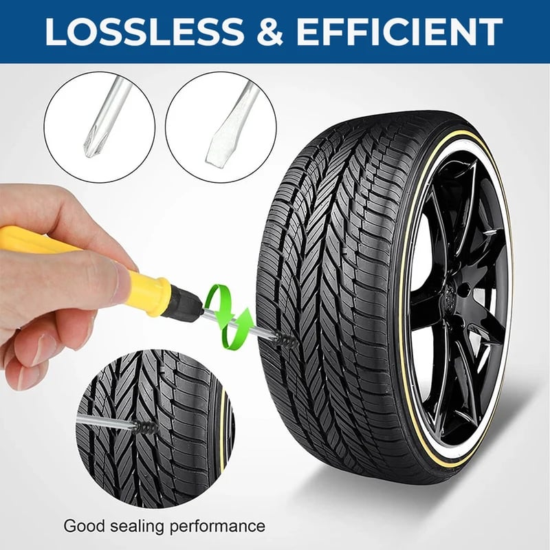 🔥 Last Day 49% OFF 🔥 60PCS Self-Sealing Tire Repair Rubber Nails Kit with 2 Sizes