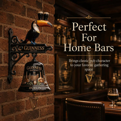 🍺Guinness Toucan Cast Iron Door Bell