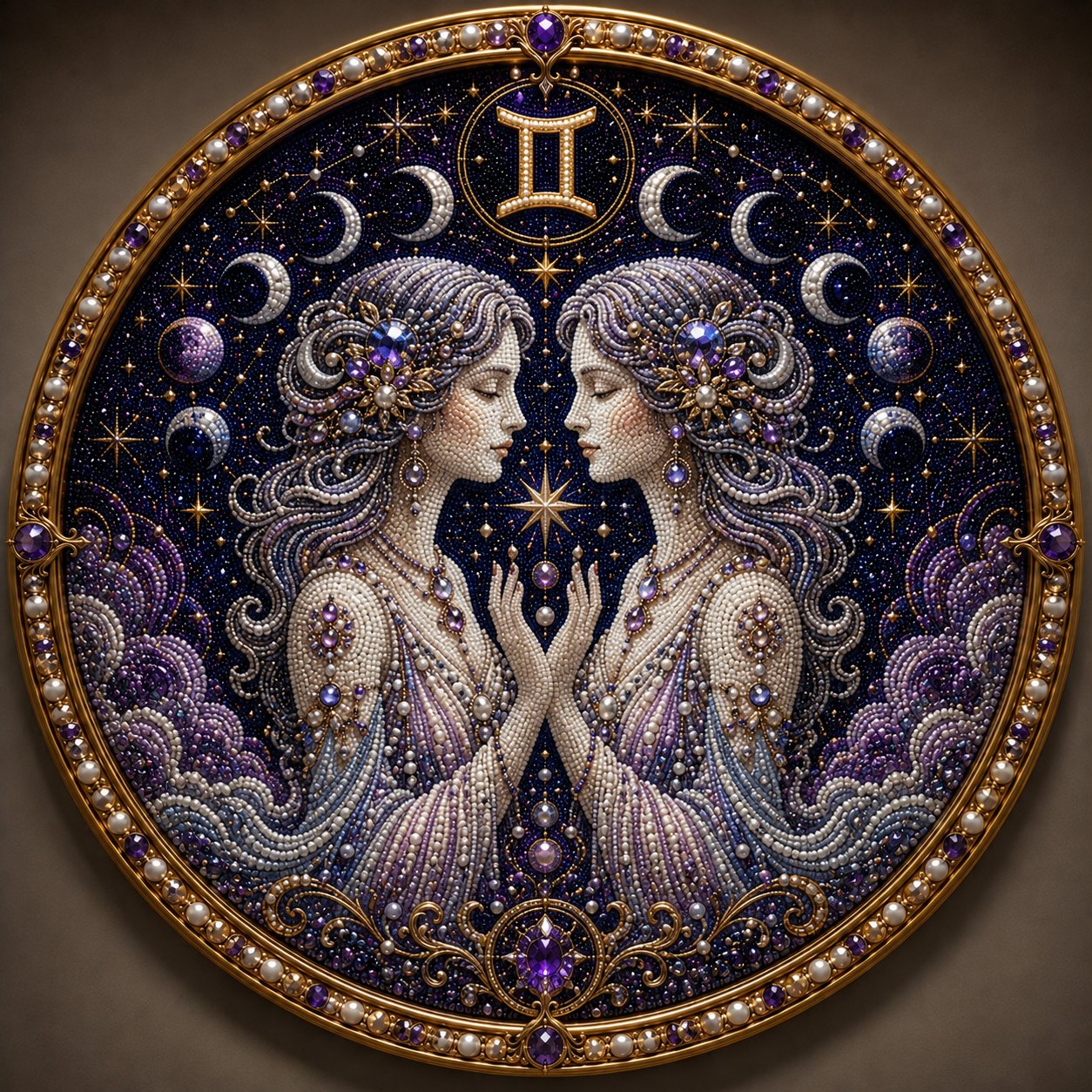 🔥 Last Day 49% OFF - 💎 12 Zodiac Signs Pearl Art Kit ♈💫 Bring Every Zodiac Sign to Life with Pearls