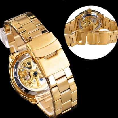 ⏳Time-Limited Special⏰Skeleton Automatic Watch – See The Movement, Feel The Craft , Dress for Every Occasion 💼