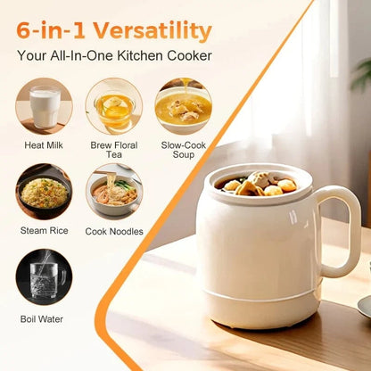 Multi-Function Portable Electric Stewing Cup