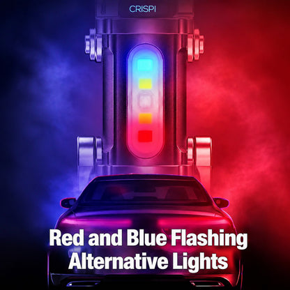 【3-in-1 Multifunction】SOS Emergency Light Flashlight