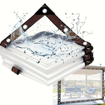 💦🌊 Clear Waterproof Tarp – Keep Rain Out Without Blocking the Light