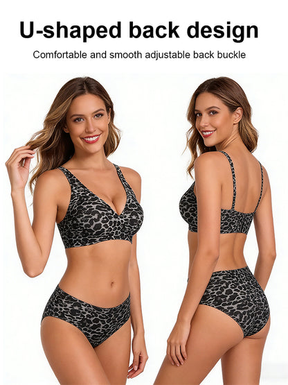 Seamless Wireless Full-Coverage Bra