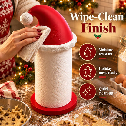 🎅 Santa Hat Paper Towel Holder
