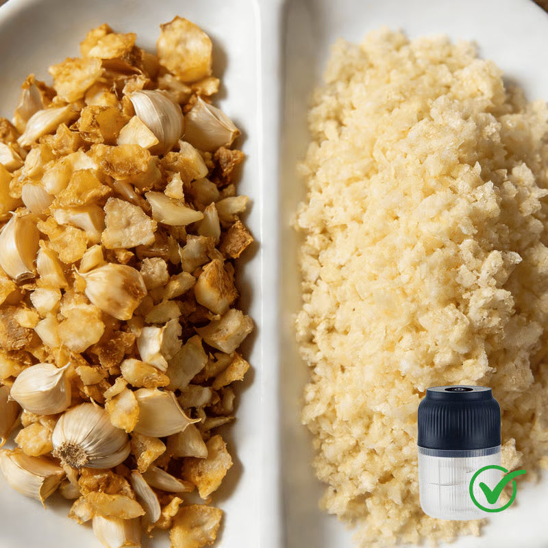 Chopped garlic result