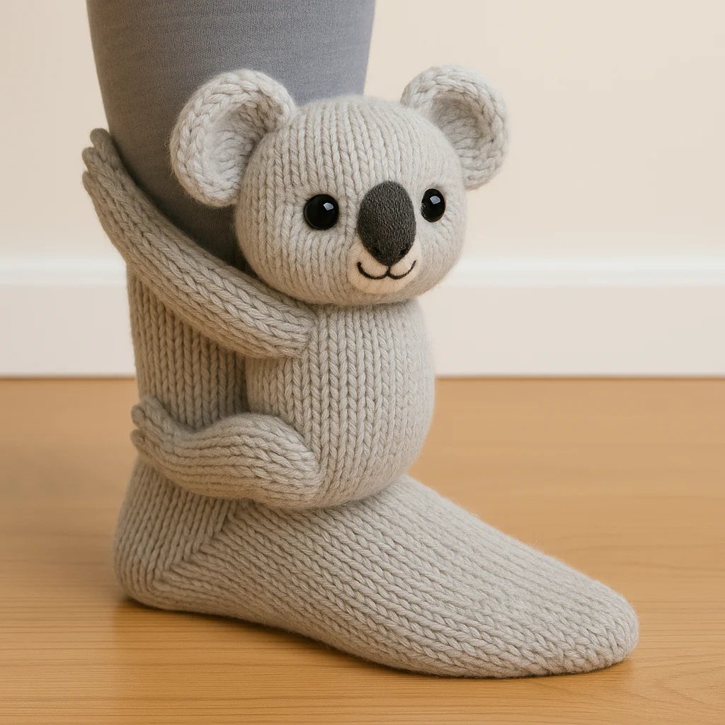 🎅Limited Sale 53% Off 🎄3D Knit Animal Socks