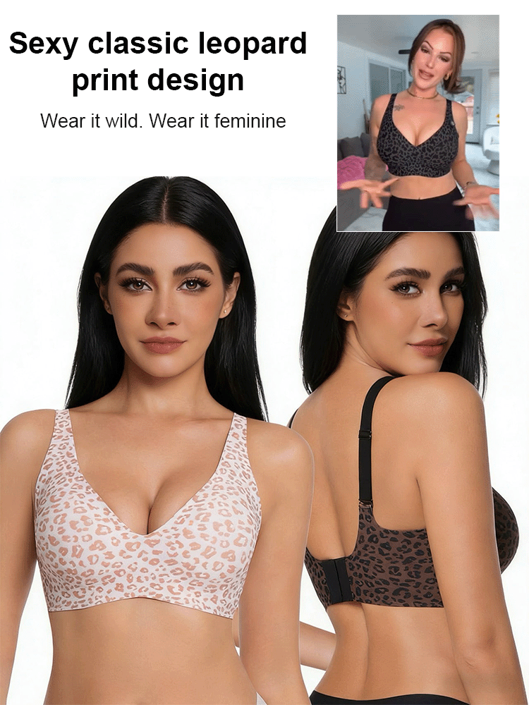 Seamless Wireless Full-Coverage Bra