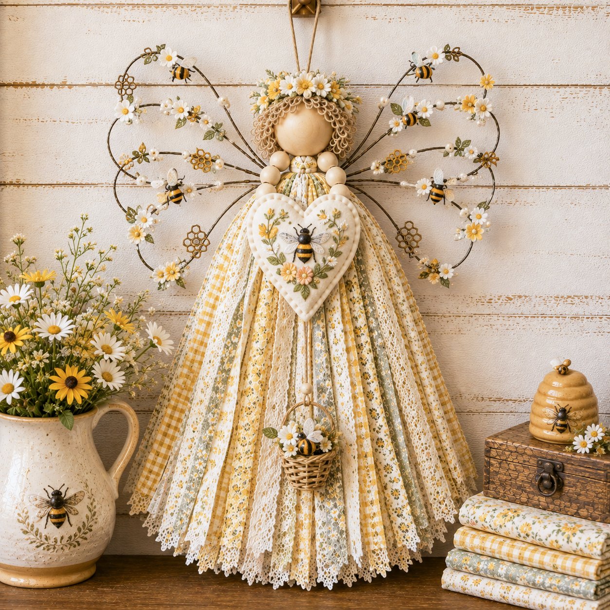 🔥Last Day 49% OFF - 🪽 Angel Fabric Hanging DIY Kit
