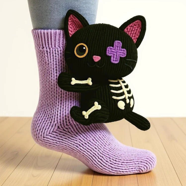 🎅Limited Sale 53% Off 🎄3D Knit Animal Socks
