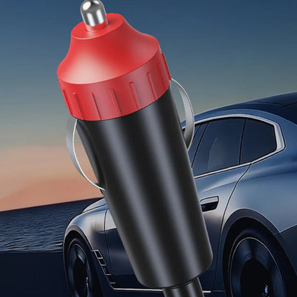 Multifunctional Car Charger with AC Outlets & USB